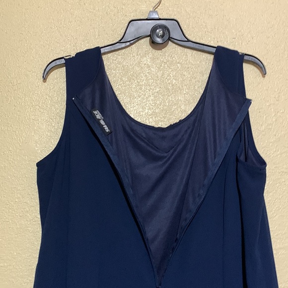 Sharede Dress Sleeveless Dark Navy Blue Size 3X🌀 - Picture 10 of 11